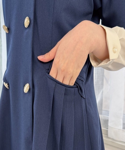 F i.n.t(フィント)の「テーラードセーラー衿ワンピース/fint フィント(ワンピース・レディース・アイボリー/ネイビー・FREE)」の19枚目の写真