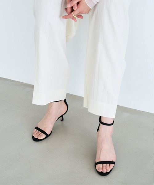 LE TALON（ルタロン）の「《WEB限定 / 追加》5cmホソストラップサンダル（サンダル・レディース・ブラック・21.5/22cm/22.5cm/23cm/23.5cm/24cm/24.5cm/25cm/25.5cm）」の9枚目の写真