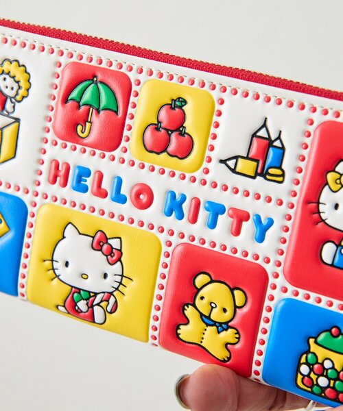 ear PAPILLONNER(イアパピヨネ)の「【HELLO KITTY(ハローキティ)×ear】ロングウォレット/長財布(財布・レディース・ホワイト/ブラック・FREE)」の3枚目の写真