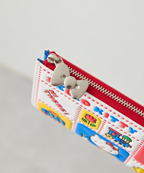 ear PAPILLONNER(イアパピヨネ)の「【HELLO KITTY(ハローキティ)×ear】ロングウォレット/長財布(財布・レディース・ホワイト/ブラック・FREE)」の5枚目の写真