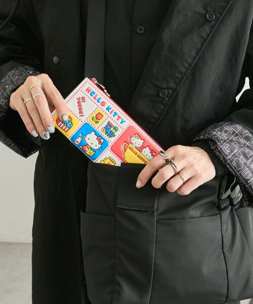 ear PAPILLONNER(イアパピヨネ)の「【HELLO KITTY(ハローキティ)×ear】ロングウォレット/長財布(財布・レディース・ホワイト/ブラック・FREE)」の13枚目の写真