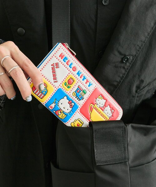 ear PAPILLONNER(イアパピヨネ)の「【HELLO KITTY(ハローキティ)×ear】ロングウォレット/長財布(財布・レディース・ホワイト/ブラック・FREE)」の14枚目の写真