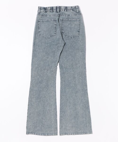 P.V.T(ピーブイティー)の「ストレッチフレアキラキラデニムパンツ(デニムパンツ・レディース・Black/サックスブルー系/Navy・M)」の12枚目の写真
