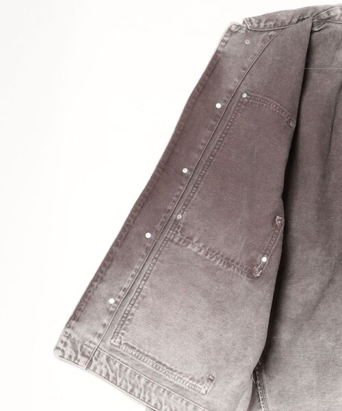 Carhartt WIP(カーハートダブリューアイピー)の「OG Double Front Jacket(デニムジャケット・メンズ・ブラウン・SMALL/LARGE/MEDIUM)」の3枚目の写真