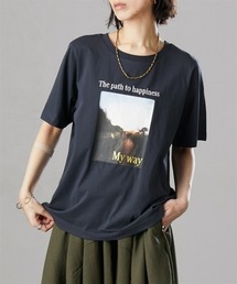 【接触冷感・吸水速乾】 ひんやり素材フォトプリント半袖Tシャツ ［Soiunique］