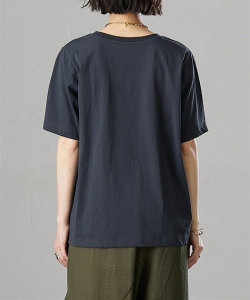 Soiunique（スワユニーク）の「【接触冷感・吸水速乾】 ひんやり素材フォトプリント半袖Tシャツ ［Soiunique］（Tシャツ/カットソー・レディース・ブラウン/オフホワイト/チャコール・M/L/LL）」の18枚目の写真