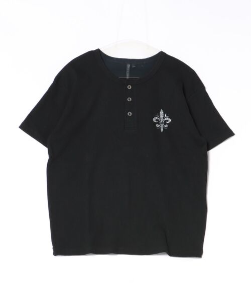 8(eight)(エイト)の「ライトストーンテレコヘンリーTシャツ(Tシャツ/カットソー・メンズ・ブラック系その他/ブラック/ホワイト系その他/ホワイト・LARGE/MEDIUM)」の19枚目の写真