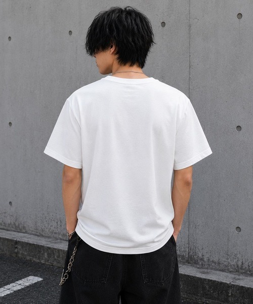 8(eight)(エイト)の「ライトストーンテレコヘンリーTシャツ(Tシャツ/カットソー・メンズ・ブラック系その他/ブラック/ホワイト系その他/ホワイト・LARGE/MEDIUM)」の20枚目の写真