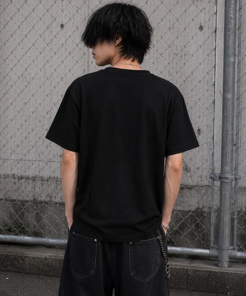 8(eight)(エイト)の「ライトストーンテレコヘンリーTシャツ(Tシャツ/カットソー・メンズ・ブラック系その他/ブラック/ホワイト系その他/ホワイト・LARGE/MEDIUM)」の14枚目の写真