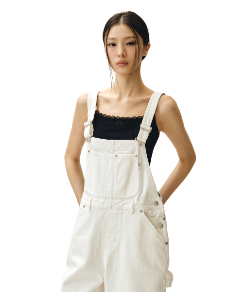 DECET WOMEN(デケット ウーマン)の「Signature Bib Overalls DCWOP001WHITE(サロペット/オーバーオール・レディース・その他・F)」の2枚目の写真