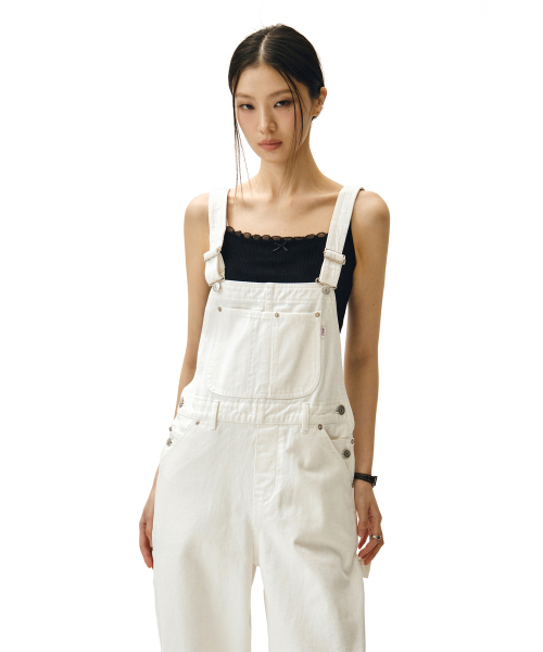 DECET WOMEN(デケット ウーマン)の「Signature Bib Overalls DCWOP001WHITE(サロペット/オーバーオール・レディース・その他・F)」の3枚目の写真
