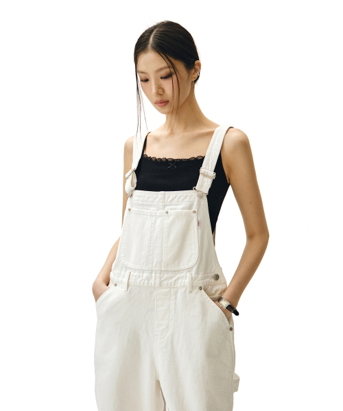 DECET WOMEN(デケット ウーマン)の「Signature Bib Overalls DCWOP001WHITE(サロペット/オーバーオール・レディース・その他・F)」の4枚目の写真
