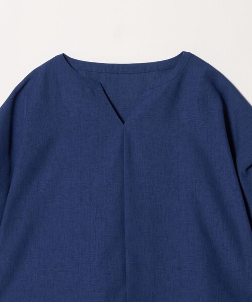 A DAY IN THE LIFE UNITED ARROWS(アデイインザライフユナイテッドアローズ)の「リネンライク キーネック ドルマンブラウス <A DAY IN THE LIFE>(シャツ/ブラウス・レディース・ケリーグリーン/コバルトブルー/オレンジ/ブラック・FREE)」の16枚目の写真
