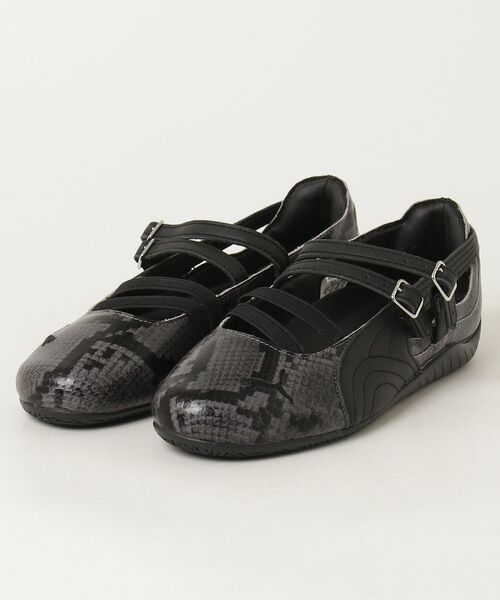 PUMA(プーマ)の「SPEEDCAT BALLET SNAKE WNS(スニーカー・レディース・ブラック系その他・22.5cm/23.0cm/23.5cm/24.0cm/25.0cm/24.5cm)」の1枚目の写真