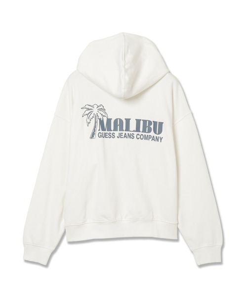 GUESS JEANS(ゲスジーンズ)の「GUESS JEANS Boxy Zip Hoodie パーカー フーディー ジップアップ バックプリント(パーカー・メンズ・ホワイト/ブルー・SMALL/MEDIUM/LARGE/X-LARGE/XX-LARGE)」の8枚目の写真