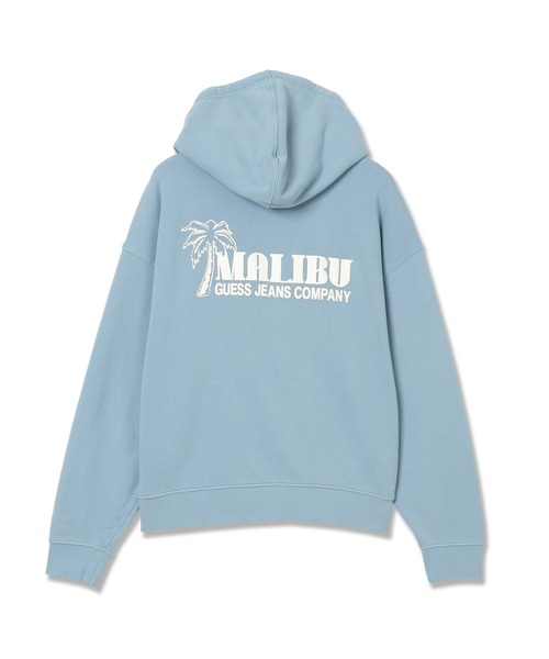 GUESS JEANS(ゲスジーンズ)の「GUESS JEANS Boxy Zip Hoodie パーカー フーディー ジップアップ バックプリント(パーカー・メンズ・ホワイト/ブルー・SMALL/MEDIUM/LARGE/X-LARGE/XX-LARGE)」の7枚目の写真