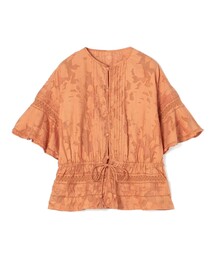 SOULEIADO コットンプリント カシュクールフレアブラウス 楽天市場】【SALE／40%OFF】コットンプリント カシュクールフレア