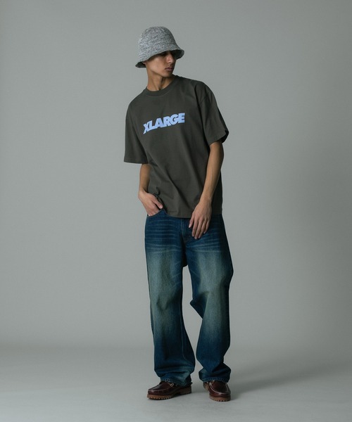 XLARGE(エクストララージ)の「STANDARD LOGO S/S TEE(Tシャツ/カットソー・メンズ・ブラック/グリーン/ブラウン/ホワイト・XXL/XL/L/M/S)」の8枚目の写真