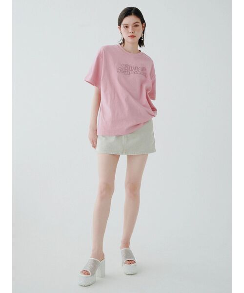 EVRIS(エヴリス)の「マイクロミニデニムスカート(デニムスカート・レディース・インディゴブルー/ベージュ・MEDIUM/SMALL)」の15枚目の写真