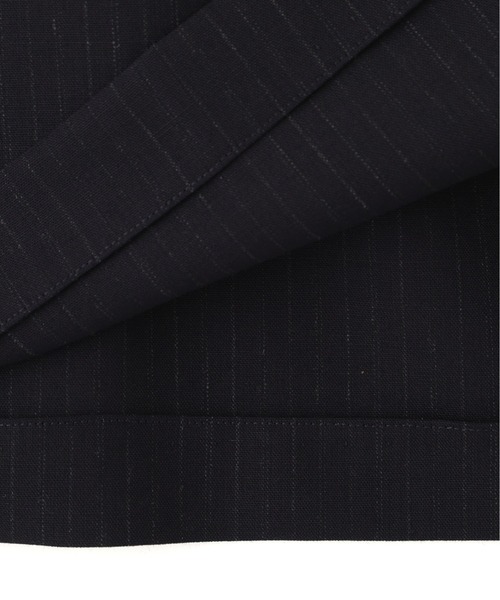 MARGARET HOWELL(マーガレットハウエル)の「SUBTLE STRIPE WOOL(スカート・レディース・ネイビー・2/1)」の6枚目の写真