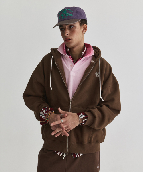 BETTER THAN SURF（ベターザンサーフ）の「EUPHORIA ZIPUP HOODIE - BROWN（パーカー・メンズ・その他・LARGE/X-LARGE）」の2枚目の写真