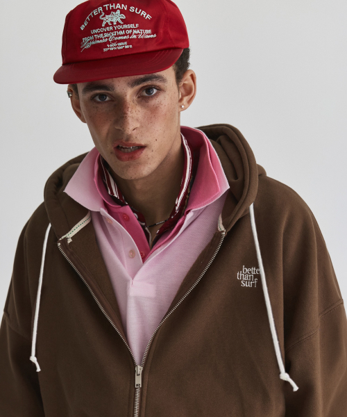 BETTER THAN SURF（ベターザンサーフ）の「EUPHORIA ZIPUP HOODIE - BROWN（パーカー・メンズ・その他・LARGE/X-LARGE）」の4枚目の写真
