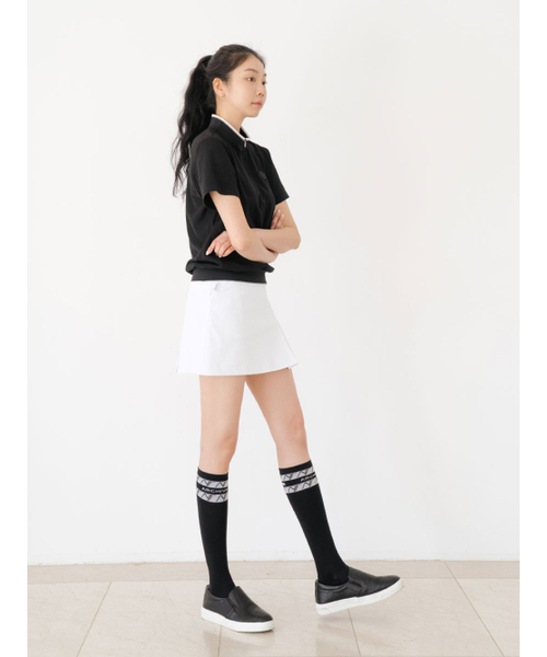 NITINA(ニティナ)の「エアロフィット ハーフジップアップ 半袖Tシャツ BK(Tシャツ/カットソー・レディース・ブラック・SMALL/MEDIUM)」の5枚目の写真