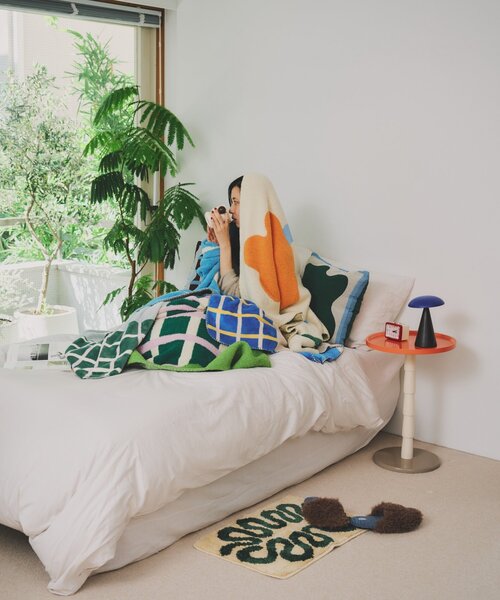 SAHIR(サヒール)の「【SAHIR サヒール】Mochimochi blanket M ブランケット(ブランケット・レディース・アイボリー/ブラウン/グリーン・0)」の10枚目の写真