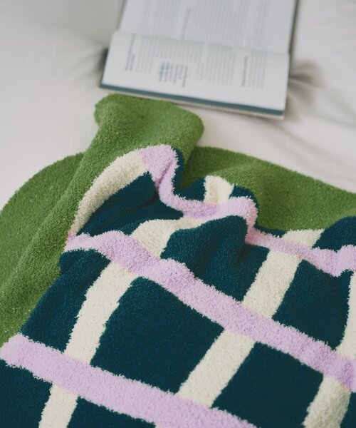 SAHIR(サヒール)の「【SAHIR サヒール】Mochimochi blanket ブランケット(ブランケット・レディース・アイボリー/ブラウン/グリーン・0)」の9枚目の写真