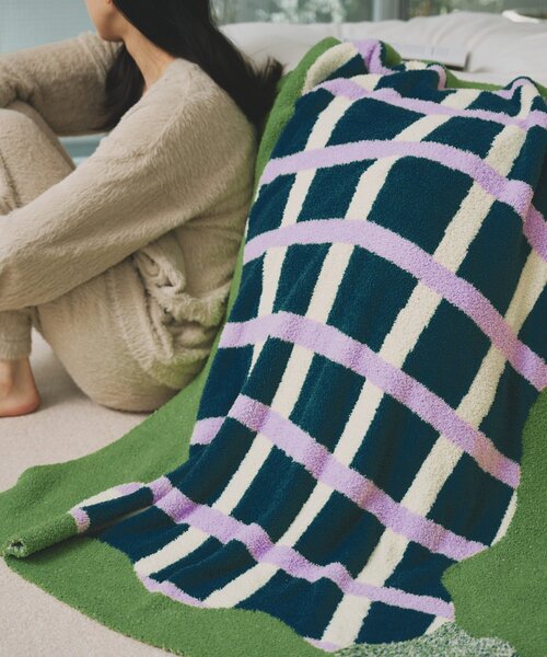 SAHIR(サヒール)の「【SAHIR サヒール】Mochimochi blanket ブランケット(ブランケット・レディース・アイボリー/ブラウン/グリーン・0)」の11枚目の写真