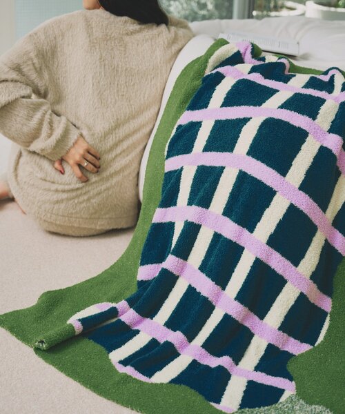 SAHIR(サヒール)の「【SAHIR サヒール】Mochimochi blanket ブランケット(ブランケット・レディース・アイボリー/ブラウン/グリーン・0)」の12枚目の写真