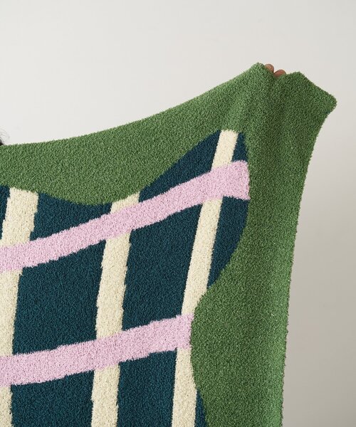 SAHIR(サヒール)の「【SAHIR サヒール】Mochimochi blanket ブランケット(ブランケット・レディース・アイボリー/ブラウン/グリーン・0)」の16枚目の写真