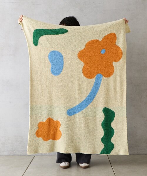 SAHIR(サヒール)の「【SAHIR サヒール】Mochimochi blanket ブランケット(ブランケット・レディース・アイボリー/ブラウン/グリーン・0)」の4枚目の写真