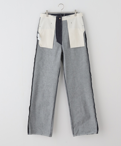 KURO(クロ)の「KURO UNINTENTIONAL FORM DENIM 964232:デニムパンツ(デニムパンツ・レディース・ネイビー・SMALL/MEDIUM)」の15枚目の写真