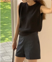 LUCPY（ラクピー）の「ニットノースリーブトップス（その他トップス）」