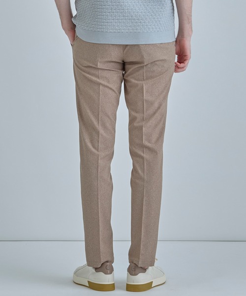 MEN'S BIGI(メンズビギ)の「【ACTIVE TAILOR】Dot Air ヘリンボーン×千鳥格子/デニム柄 セットアップパンツ<通気性/吸水速乾/ストレッチ>(スラックス・メンズ・ネイビー/ブルー/ブラック系その他/ブラウン・01/04/03/02)」の6枚目の写真