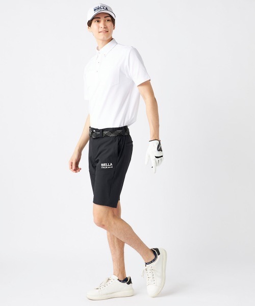 FILA GOLF(フィラゴルフ )の「【FILA GOLF:フィラゴルフ】半袖ボタンダウンシャツ ゴルフ(ポロシャツ・メンズ・ホワイト/ネイビー/ブラック・MEDIUM/X-LARGE/LARGE)」の10枚目の写真