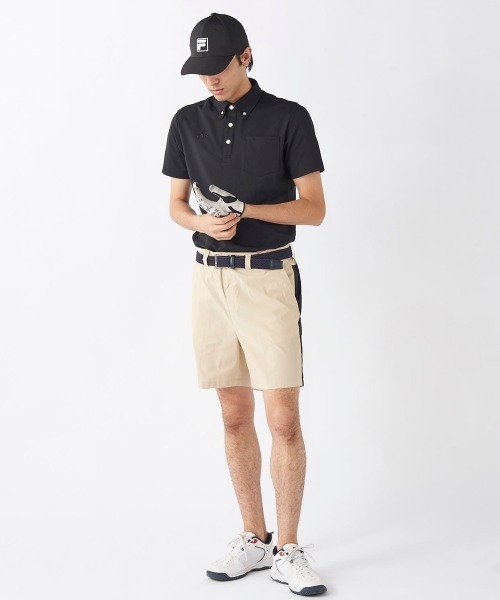 FILA GOLF(フィラゴルフ )の「【FILA GOLF:フィラゴルフ】半袖ボタンダウンシャツ ゴルフ(ポロシャツ・メンズ・ホワイト/ネイビー/ブラック・MEDIUM/X-LARGE/LARGE)」の19枚目の写真