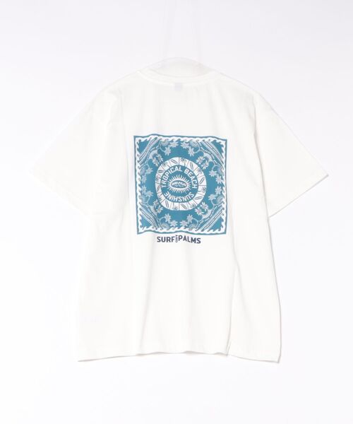 Kahiko(カヒコ)の「【Kahiko】SURF&Palms アラホウUVカットメンズTシャツ(Tシャツ/カットソー・メンズ・ホワイト/ブラック系その他/グリーン系その他/ブラック/ホワイト系その他/ミント・FREE)」の2枚目の写真