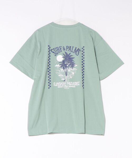 Kahiko(カヒコ)の「【Kahiko】SURF&Palms アラホウUVカットメンズTシャツ(Tシャツ/カットソー・メンズ・ホワイト/ブラック系その他/グリーン系その他/ブラック/ホワイト系その他/ミント・FREE)」の5枚目の写真