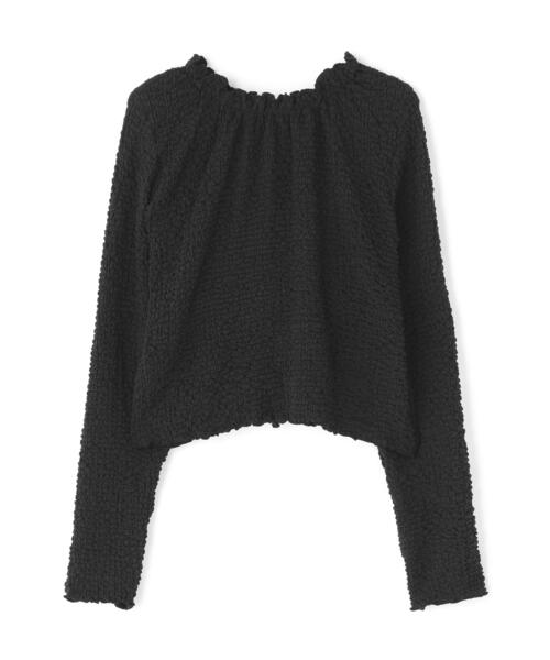 L.H.P（エルエイチピー）の「DeEVA/ディーヴァ/Frill Cardigan（カーディガン/ボレロ・レディース・ブラック・F）」の9枚目の写真
