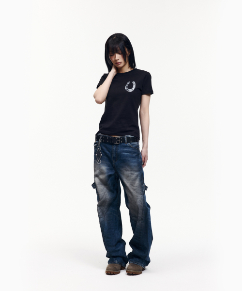 AAKAM(アーカム)の「Rodeo Saloon Half Top (Black)(Tシャツ/カットソー・レディース・その他・1/2/3)」の7枚目の写真