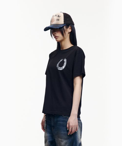 AAKAM(アーカム)の「Rodeo Saloon Half Top (Black)(Tシャツ/カットソー・レディース・その他・1/2/3)」の9枚目の写真