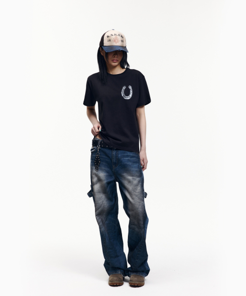 AAKAM(アーカム)の「Rodeo Saloon Half Top (Black)(Tシャツ/カットソー・レディース・その他・1/2/3)」の10枚目の写真
