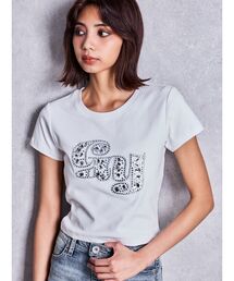 GYDA｜ジェイダのTシャツ/カットソー（ホワイト/白色系・半袖）通販
