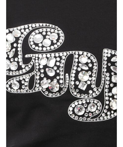 GYDA(ジェイダ)の「gy bijou Tシャツ(Tシャツ/カットソー・レディース・イエロー/ブラック/ピンク/オフホワイト・FREE)」の12枚目の写真