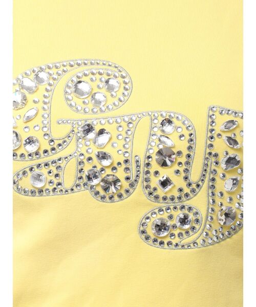 GYDA(ジェイダ)の「gy bijou Tシャツ(Tシャツ/カットソー・レディース・イエロー/ブラック/ピンク/オフホワイト・FREE)」の10枚目の写真