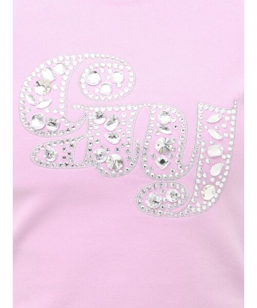 GYDA(ジェイダ)の「gy bijou Tシャツ(Tシャツ/カットソー・レディース・イエロー/ブラック/ピンク/オフホワイト・FREE)」の9枚目の写真