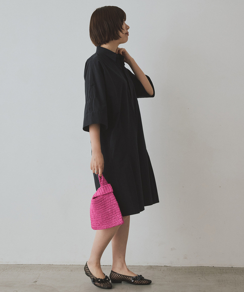 SLOBE IENA(スローブイエナ)の「FOLKIN'/フォーキン ペーパーコードバッグ FVR26710(かごバッグ・レディース・ブラウン/ピンク・FREE)」の12枚目の写真