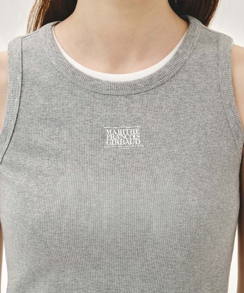 MARITHE + FRANCOIS GIRBAUD(マリテフランソワジルボー)の「W RIBBON CLASSIC LOGO SLEEVELESS(Tシャツ/カットソー・レディース・White/Black/ヘザーグレー・SMALL/MEDIUM)」の20枚目の写真